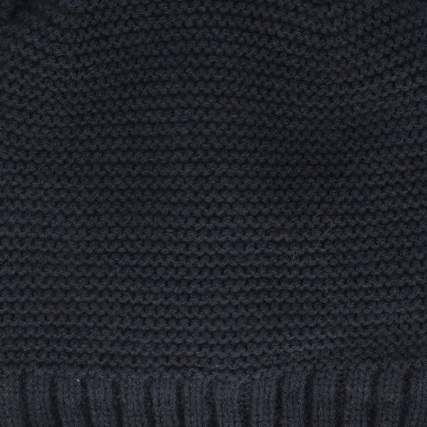 Sarlini Muts Knit Oortjes Navy 12-24 maanden Sarlini Muts Knit Oortjes Navy 12-24 maanden