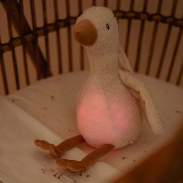 Little Dutch Newborn Knuffelgans Licht & Geluid