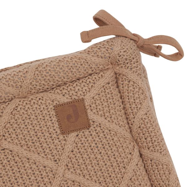 Jollein Check Knit Boxbumper - 180 x 30 cm - Biscuit Jollein Check Knit Boxbumper - 180 x 30 cm - Biscuit