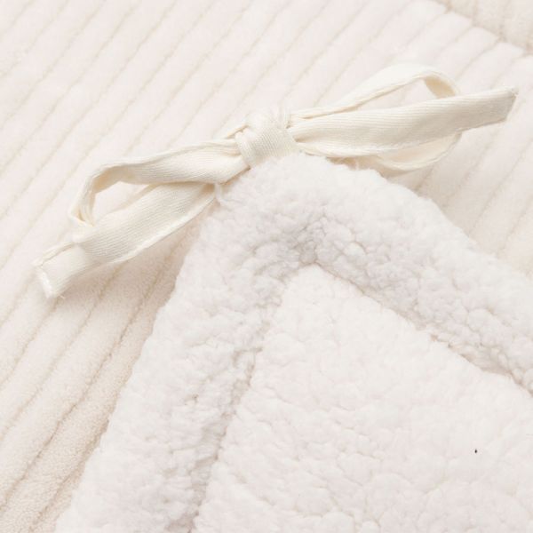 Jollein Boxbumper - Cloudy Rib - 180x30 cm - Oatmeal