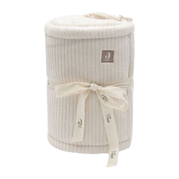 Jollein Boxbumper - Cloudy Rib - 180x30 cm - Oatmeal