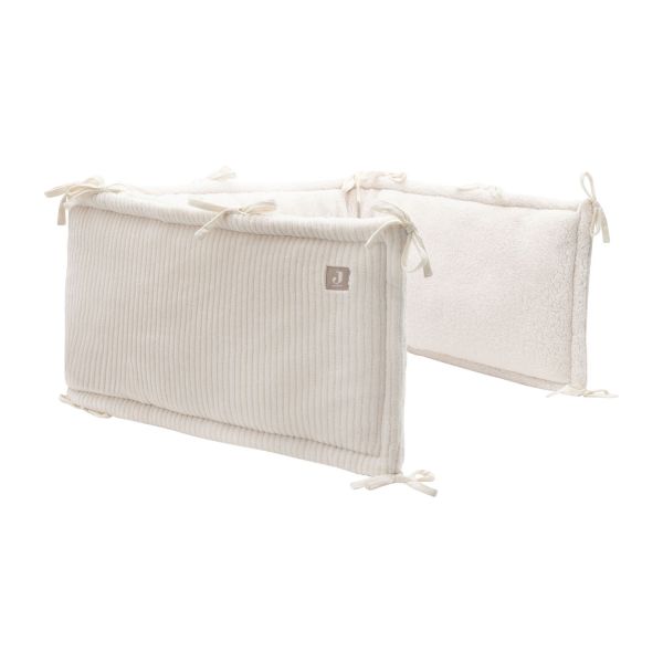 Jollein Boxbumper - Cloudy Rib - 180x30 cm - Oatmeal