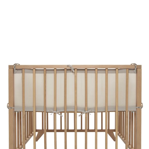 Jollein Parkbumper - Mesh - 220x30 cm - Sand