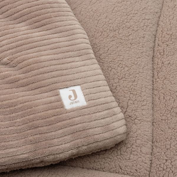 Jollein Cloudy Rib Parklegger - 75 × 95 cm - Milky Coffee Jollein Cloudy Rib Parklegger - 75 × 95 cm - Milky Coffee