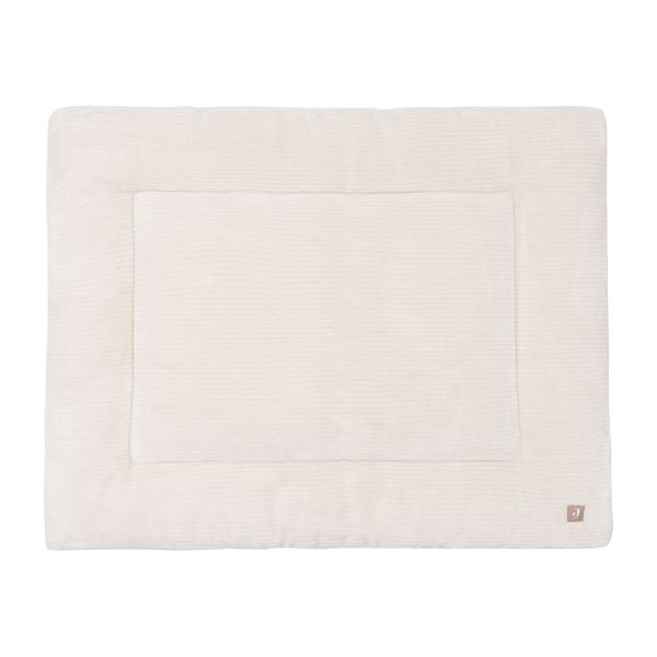Jollein Cloudy Rib Parklegger - 75 × 95 cm - Oatmeal