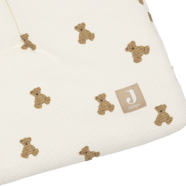 Jollein Little Waffle Parklegger - 75 x 95 cm - Mini Teddy Bear
