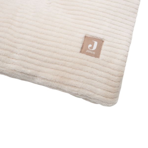 Jollein Cloudy Rib Parklegger - 100×100 cm - Oatmeal 