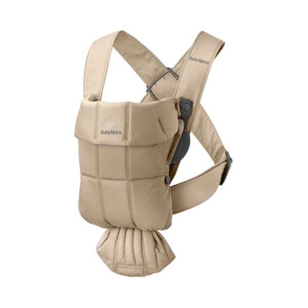 BabyBjörn Mini Draagzak - Geweven - Beige BabyBjörn Mini Draagzak - Geweven - Beige