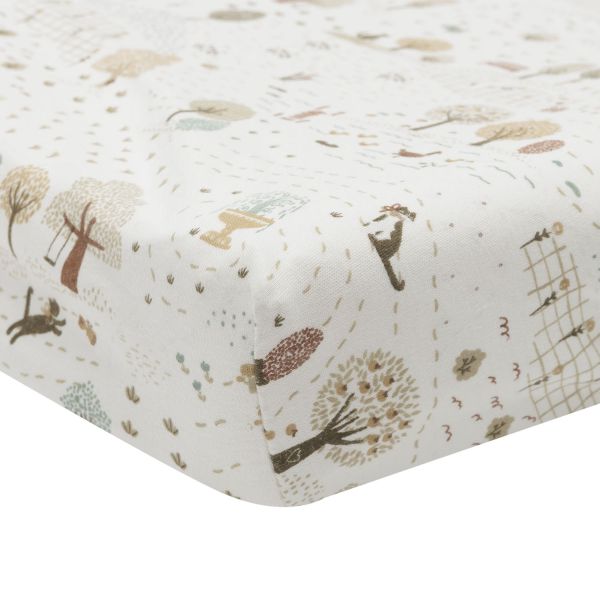 Jollein Aankleedkussenhoes - Jersey - 50 x 70 cm - Tiny Park Jollein Aankleedkussenhoes - Jersey - 50 x 70 cm - Tiny Park