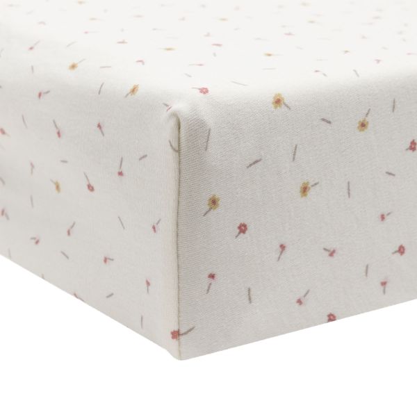 Jollein Aankleedkussenhoes - Jersey - 50 x 70 cm - Pretty Picnic Flower Drops Jollein Aankleedkussenhoes - Jersey - 50 x 70 cm - Pretty Picnic Flower Drops