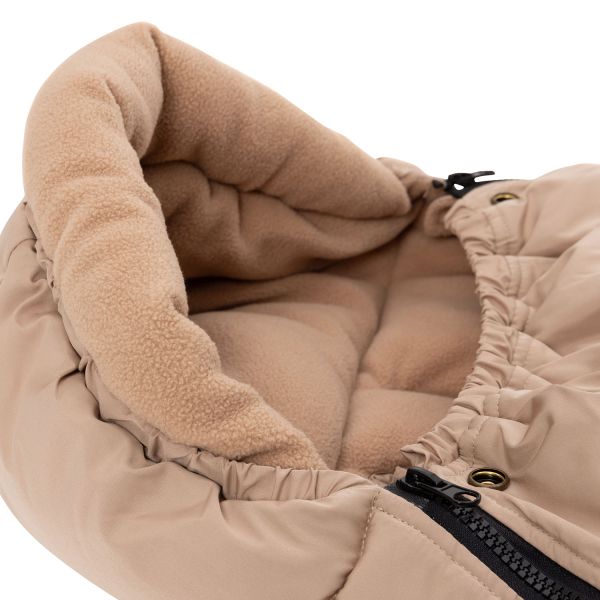 Jollein Voetenzak 3/5 Punts - Groep 0+ - Puffed - Biscuit