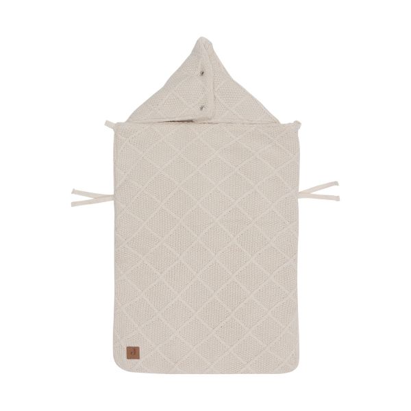 Jollein Voetenzak 3/5 Punts - Groep 0+ - Check Knit - Oatmeal Jollein Voetenzak 3/5 Punts - Groep 0+ - Check Knit - Oatmeal