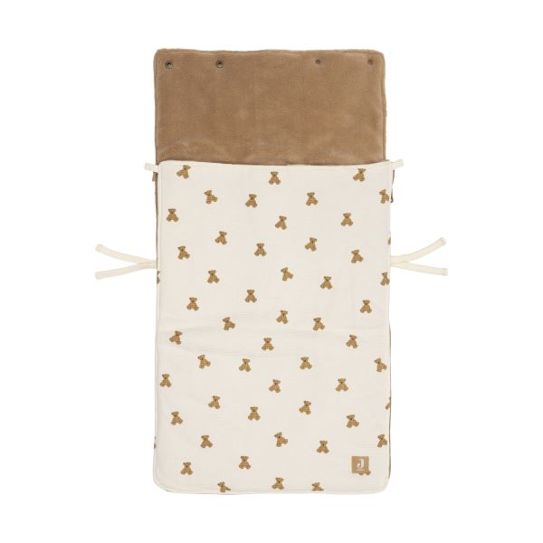 Jollein Voetenzak Mini Teddy Bear Waffle Groep 0+ - 3/5-Punts Gordel Jollein Voetenzak Mini Teddy Bear Waffle Groep 0+ - 3/5-Punts Gordel