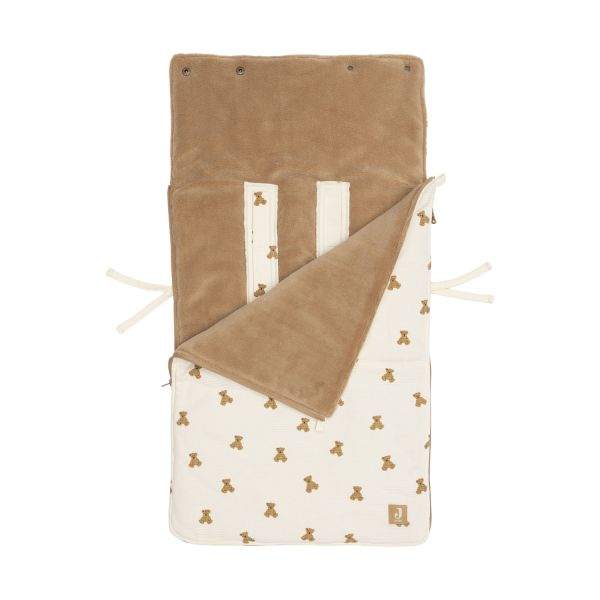 Jollein Voetenzak Mini Teddy Bear Waffle Groep 0+ - 3/5-Punts Gordel Jollein Voetenzak Mini Teddy Bear Waffle Groep 0+ - 3/5-Punts Gordel