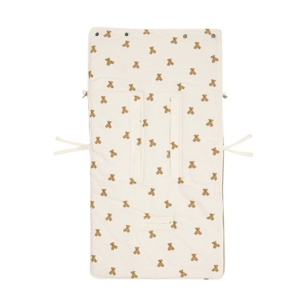Jollein Voetenzak Mini Teddy Bear Waffle Groep 0+ - 3/5-Punts Gordel Jollein Voetenzak Mini Teddy Bear Waffle Groep 0+ - 3/5-Punts Gordel