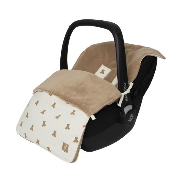 Jollein Voetenzak Mini Teddy Bear Waffle Groep 0+ - 3/5-Punts Gordel Jollein Voetenzak Mini Teddy Bear Waffle Groep 0+ - 3/5-Punts Gordel