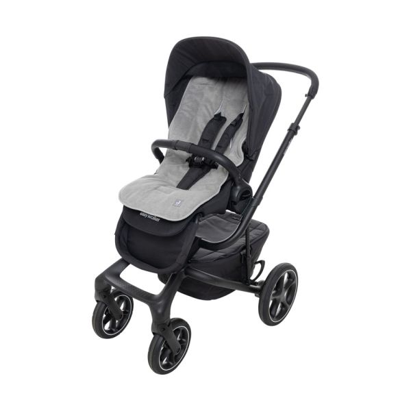 Jollein Inlegger Buggy/Wandelwagen - Badstof/Katoen - Storm Grey 