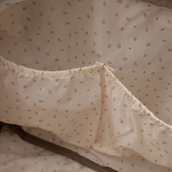 Jollein Luiertas - Embossed Lily - Milky Coffee