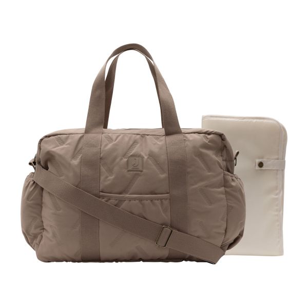 Jollein Luiertas - Embossed Lily - Milky Coffee