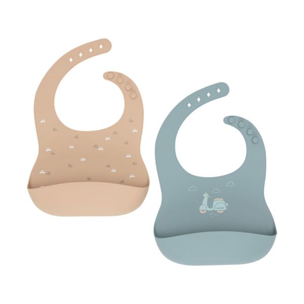 Jollein Slab Siliconen - On The Go - 2 Stuks Jollein Slab Siliconen - On The Go - 2 Stuks