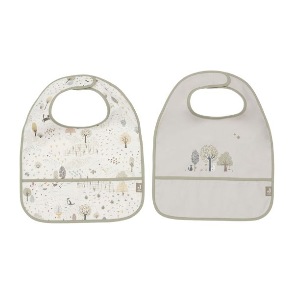 Jollein Slab Waterproof - Tiny Park - 2 Stuks