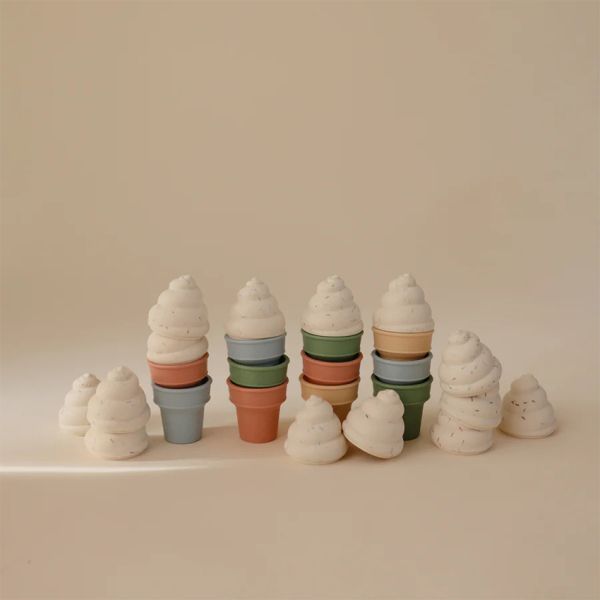 Mushie Mix & Match Ice Cream Toy Set