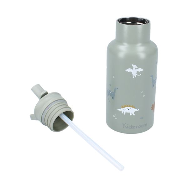 Kidzroom Drinkfles 350ml - Small Talk - Green