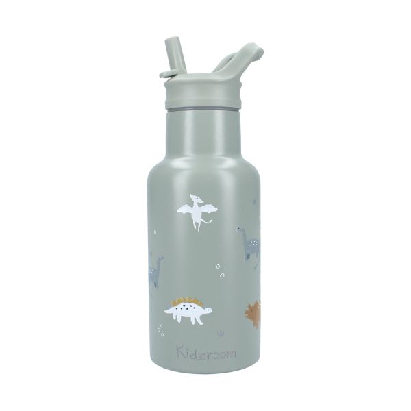 Kidzroom Drinkfles 350ml - Small Talk - Green