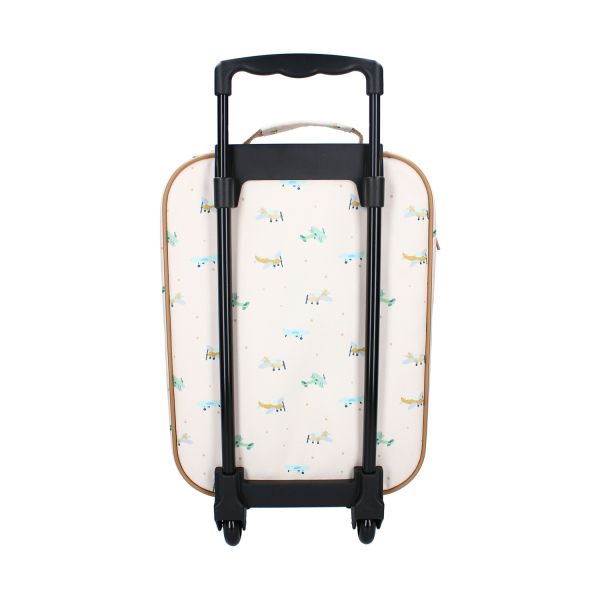 Kidzroom Trolley koffer - Small Talk - Beige Kidzroom Trolley koffer - Small Talk - Beige