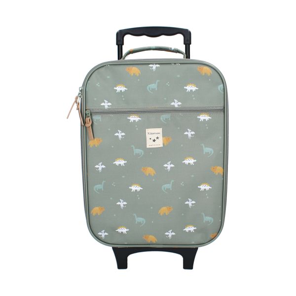 Kidzroom Trolley koffer - Small Talk - Green Kidzroom Trolley koffer - Small Talk - Green