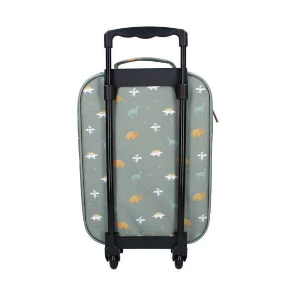 Kidzroom Trolley koffer - Small Talk - Green Kidzroom Trolley koffer - Small Talk - Green