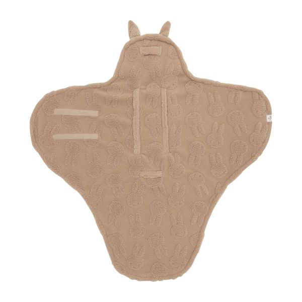 Jollein Wikkeldeken - Biscuit - Miffy Jacquard Teddy