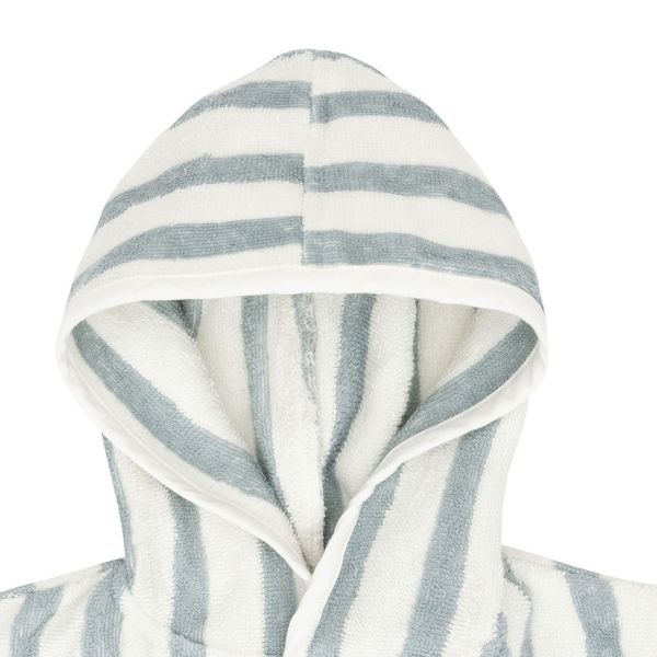 Jollein Badjas - Stripe Terry - Sea Green - Maat 3-4 jaar - GOTS