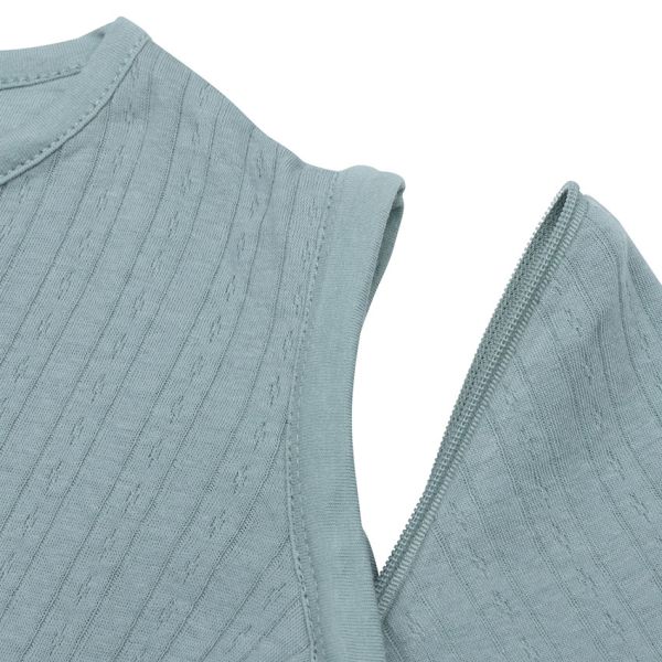 Jollein Slaapzak Zomer Met Afritsbare Mouw - 110 cm - Ajour Seagreen