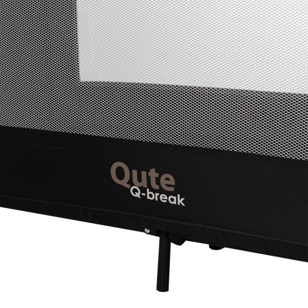 Qute Q-Break Campingbed - Jeans Taupe / Zwart Qute Q-Break Campingbed - Jeans Taupe / Zwart