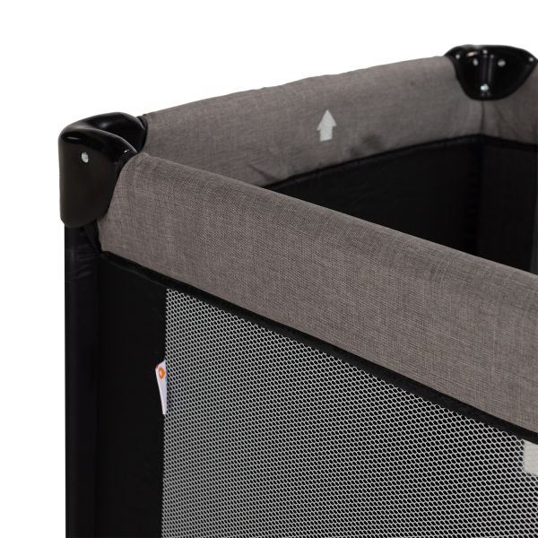 Qute Q-Break Campingbed - Jeans Taupe / Zwart Qute Q-Break Campingbed - Jeans Taupe / Zwart