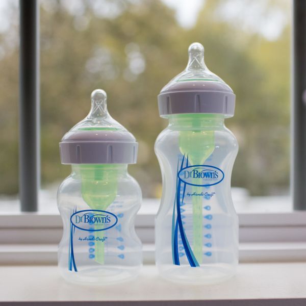 Dr. Brown's Fles Brede Hals Glas Options + 150ml Dr. Brown's Fles Brede Hals Glas Options + 150ml