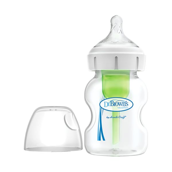 Dr. Brown's Fles Brede Hals Glas Options + 150ml Dr. Brown's Fles Brede Hals Glas Options + 150ml