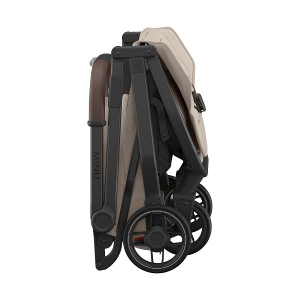 UPPAbaby MINU V3 Buggy - Ada Carbon Frame Met Kastanje Bruin Leer UPPAbaby MINU V3 Buggy - Ada Carbon Frame Met Kastanje Bruin Leer