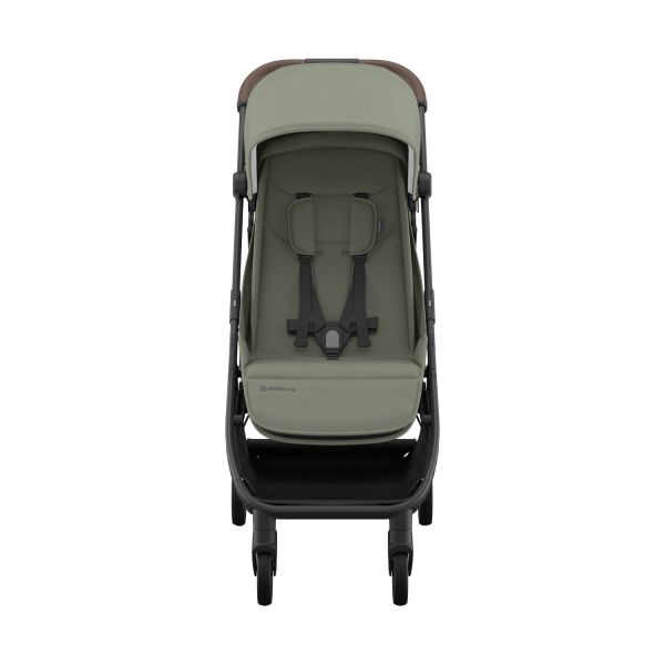 UPPAbaby Minu V3 Buggy - Evelyn Meadow Green Carbon Frame met Kastanje Bruin Leer UPPAbaby Minu V3 Buggy - Evelyn Meadow Green Carbon Frame met Kastanje Bruin Leer