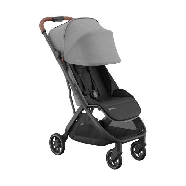 UPPAbaby MINU V3 Buggy - Greyson Carbon Frame Met Bruin Leer