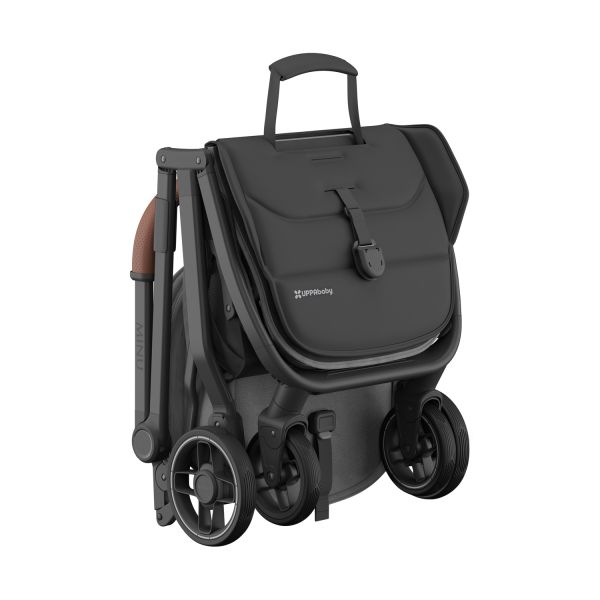 UPPAbaby MINU V3 Buggy - Greyson Carbon Frame Met Bruin Leer