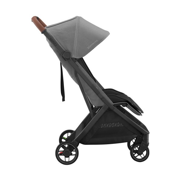 UPPAbaby MINU V3 Buggy - Greyson Carbon Frame Met Bruin Leer
