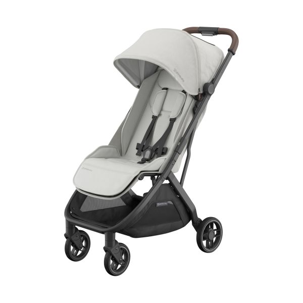 UPPAbaby MINU V3 Buggy - Savanna Carbon Frame Met Kastanje Bruin Leer UPPAbaby MINU V3 Buggy - Savanna Carbon Frame Met Kastanje Bruin Leer