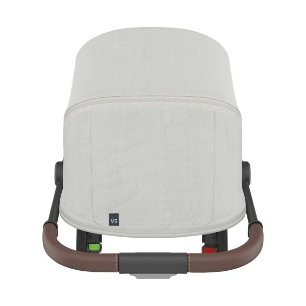 UPPAbaby MINU V3 Buggy - Savanna Carbon Frame Met Kastanje Bruin Leer UPPAbaby MINU V3 Buggy - Savanna Carbon Frame Met Kastanje Bruin Leer