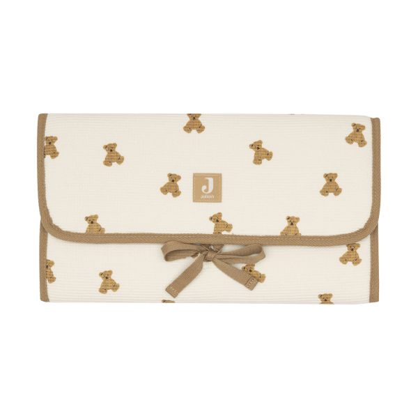 Jollein Verschoningsmat - Mini Teddy Bear Little Waffle 