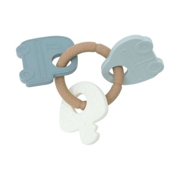 Jollein On The Go Bijtring Sleutelbos - Siliconen