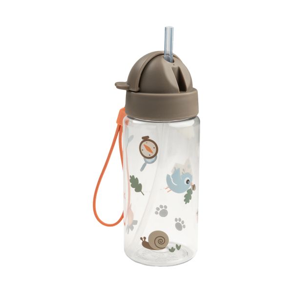 Done By Deer Drinkfles Met Rietje - Tiny Trails - Sand - 350 ml Done By Deer Drinkfles Met Rietje - Tiny Trails - Sand - 350 ml