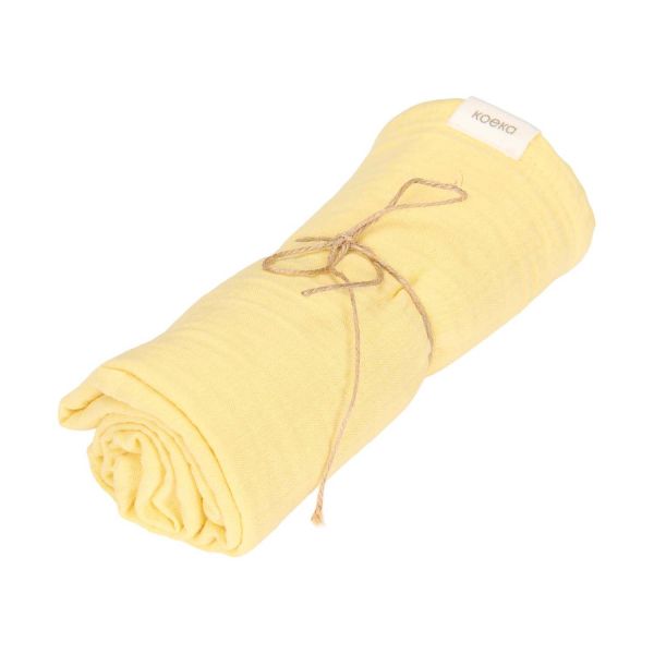 Koeka Faro Swaddle Doek - 75 x 75 cm - Hydrofiel - Honey Koeka Faro Swaddle Doek - 75 x 75 cm - Hydrofiel - Honey