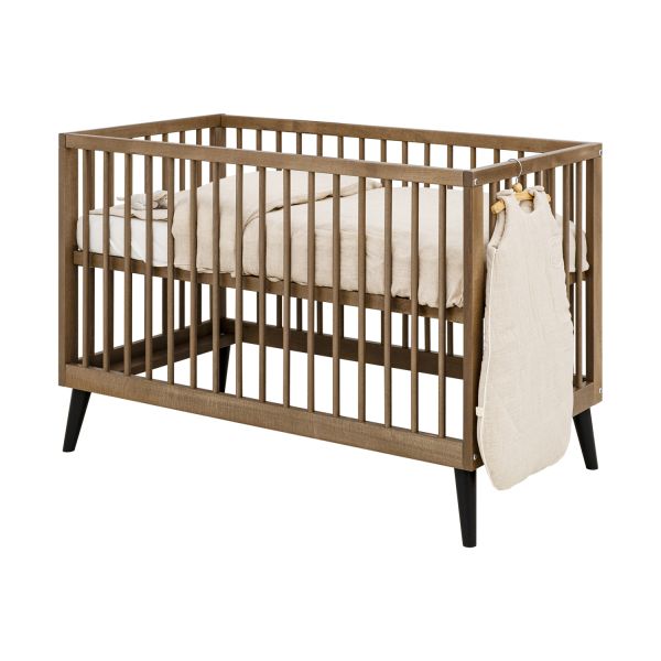 Bopita Zara Ledikant 60x120 cm - Walnoot